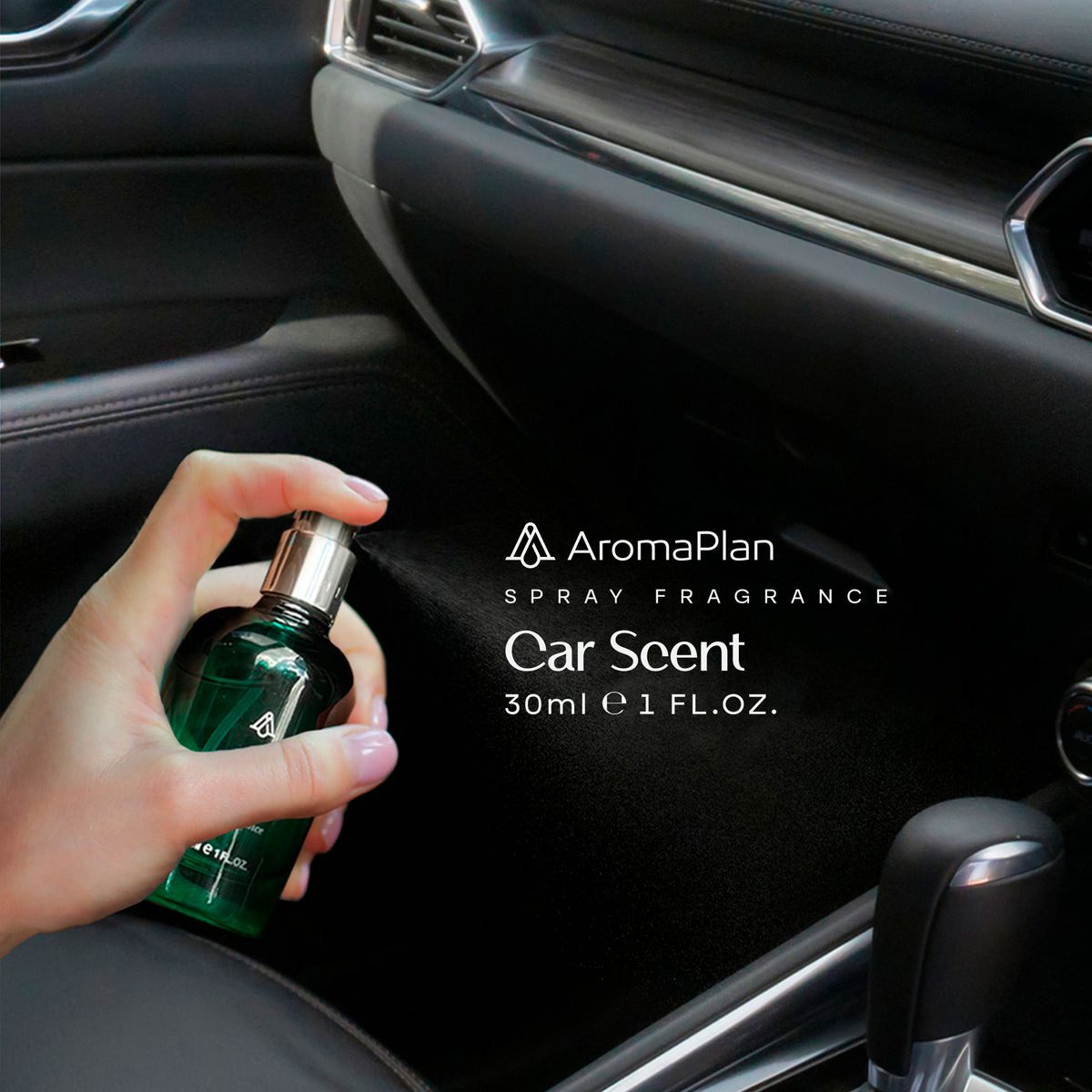 Car Spray Santal Fragrance 1 Fl oz (30ml) - AromaPlan