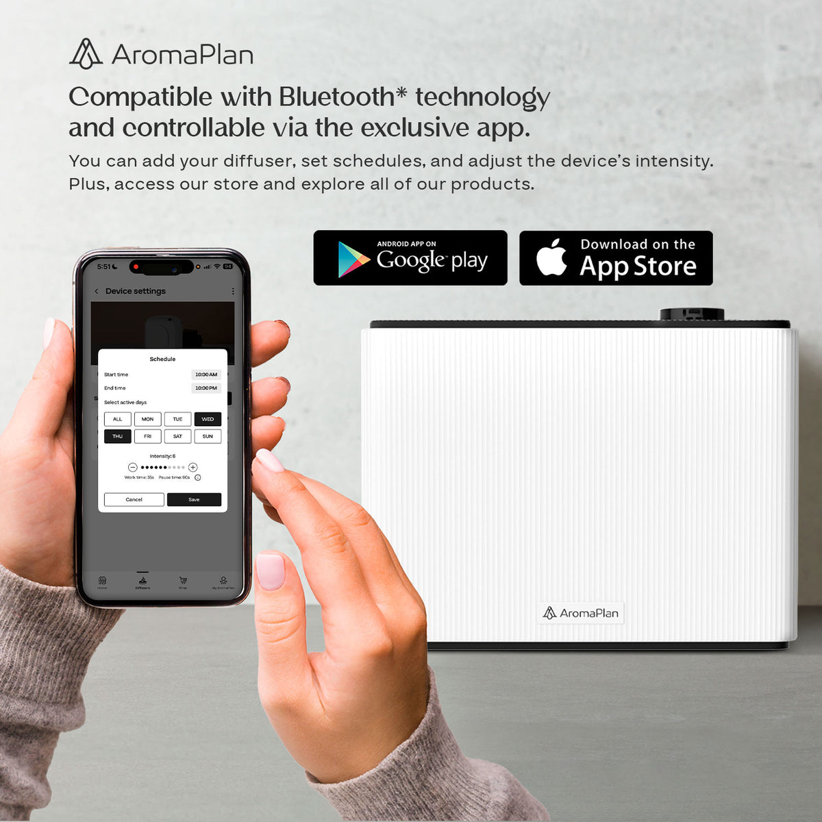 HVAC Scent Diffuser - PRO-W 5000 - AromaPlan