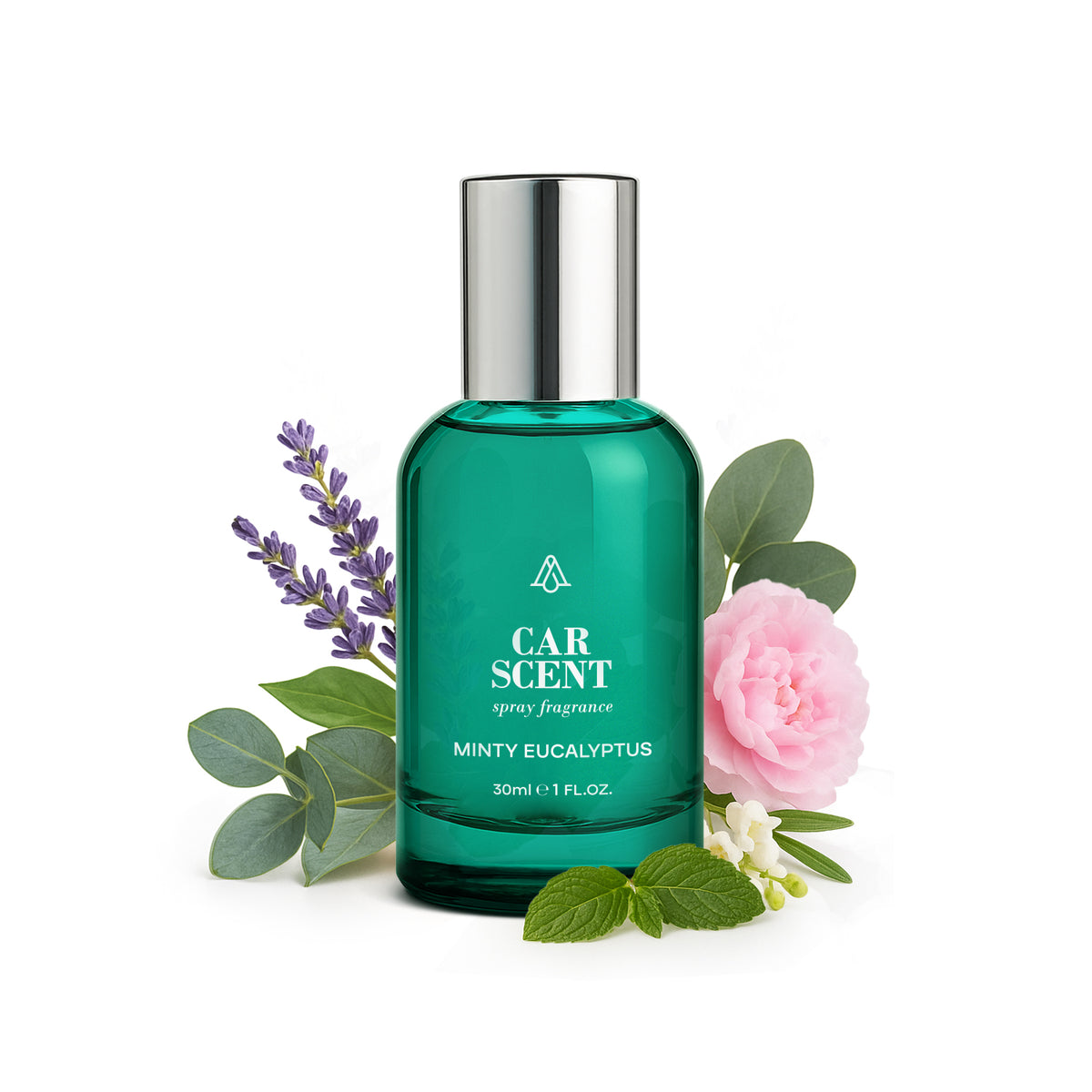 Car Spray Minty Eucalyptus Fragrance 1 Fl oz (30ml) - AromaPlan