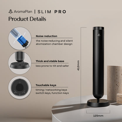 Diffuser Slim PRO - Black | AromaPlan Fragrance
