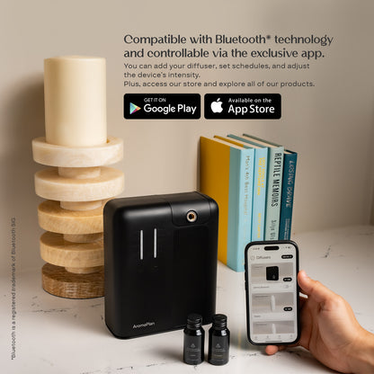 Diffuser AromaPlan Pro Black + 2 Fragrances - Aromaplan