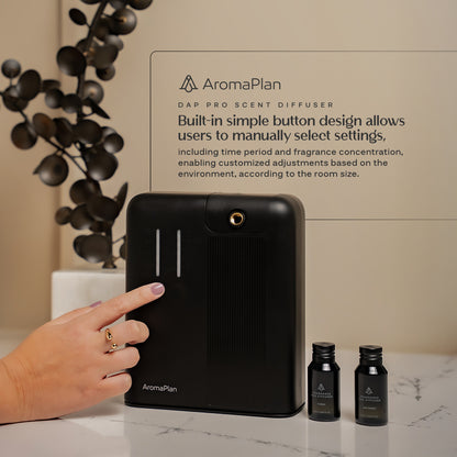 Diffuser AromaPlan Pro Black + 2 Fragrances - Aromaplan