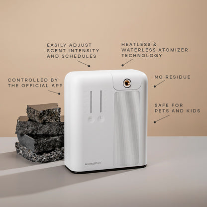 Diffuser AromaPlan Pro White + 2 Fragrances - Aromaplan