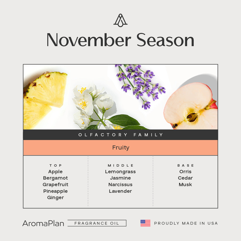 November Season Fragrance AP035 - AromaPlan